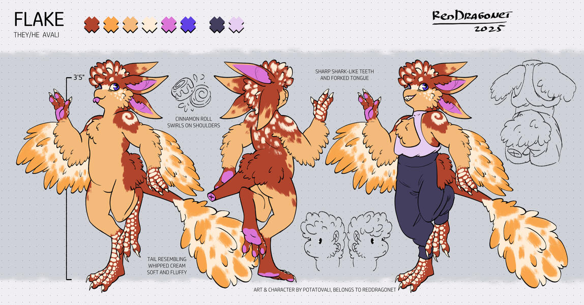 Flake Reference Sheet - August 2025