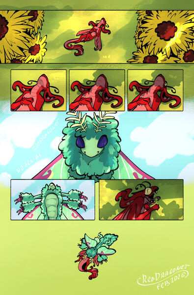 Comic Page with Cherry and Moss - February 2026